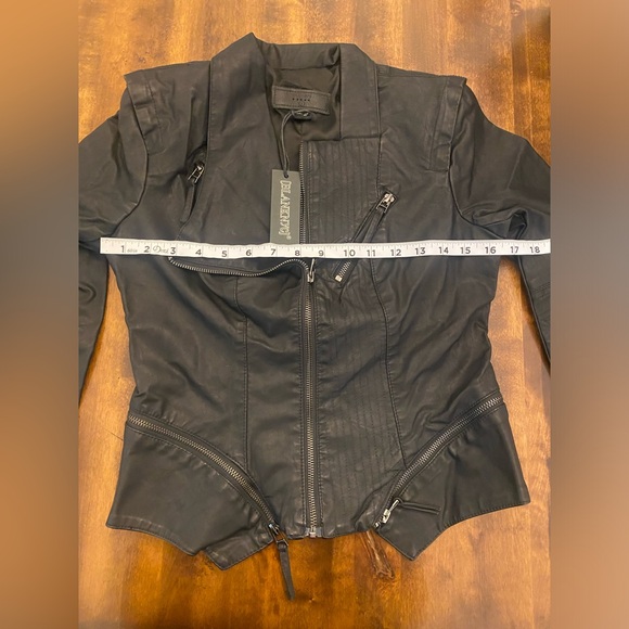 Blank NYC Faux Leather Moto Jacket Sz Small NWT - Picture 7 of 9